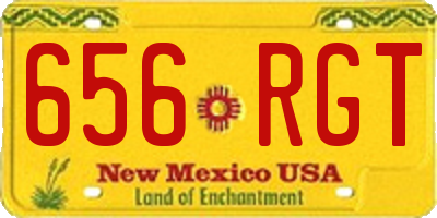 NM license plate 656RGT