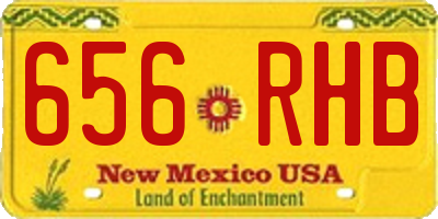 NM license plate 656RHB