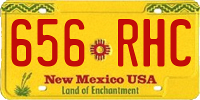 NM license plate 656RHC