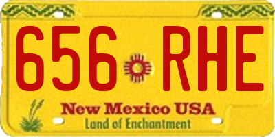 NM license plate 656RHE