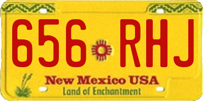 NM license plate 656RHJ