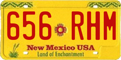 NM license plate 656RHM