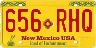 NM license plate 656RHQ