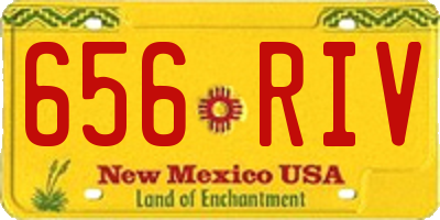 NM license plate 656RIV