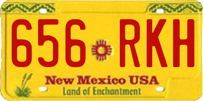 NM license plate 656RKH