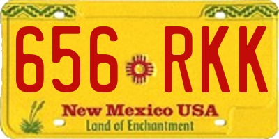 NM license plate 656RKK