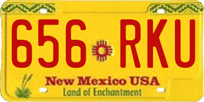 NM license plate 656RKU