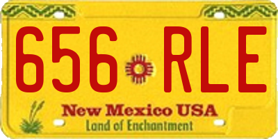 NM license plate 656RLE