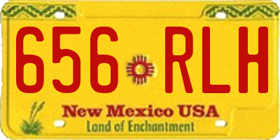 NM license plate 656RLH