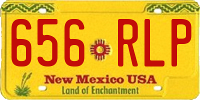 NM license plate 656RLP