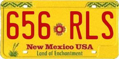 NM license plate 656RLS