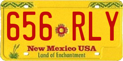 NM license plate 656RLY