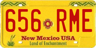 NM license plate 656RME
