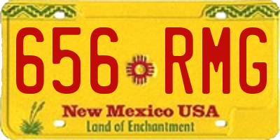 NM license plate 656RMG