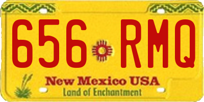 NM license plate 656RMQ