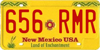NM license plate 656RMR