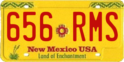 NM license plate 656RMS