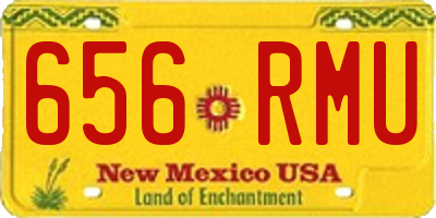NM license plate 656RMU