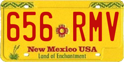 NM license plate 656RMV