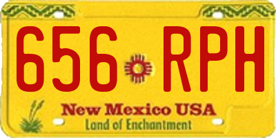 NM license plate 656RPH