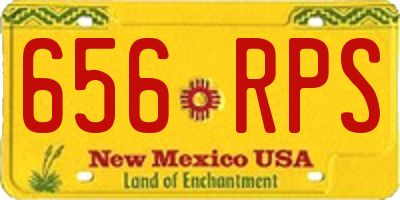 NM license plate 656RPS