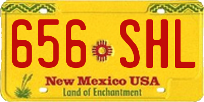 NM license plate 656SHL