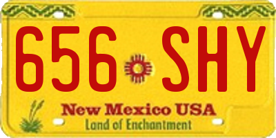 NM license plate 656SHY