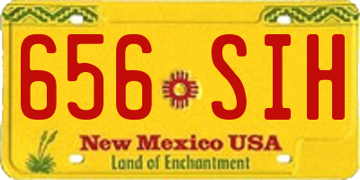 NM license plate 656SIH