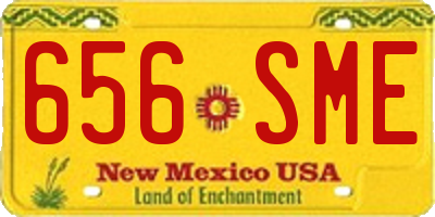 NM license plate 656SME