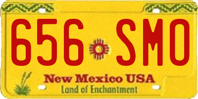 NM license plate 656SMO