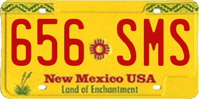 NM license plate 656SMS