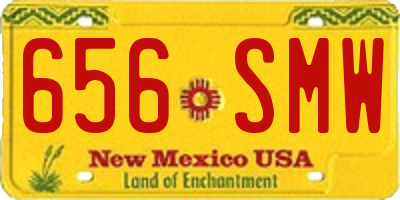 NM license plate 656SMW