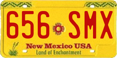 NM license plate 656SMX