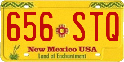 NM license plate 656STQ
