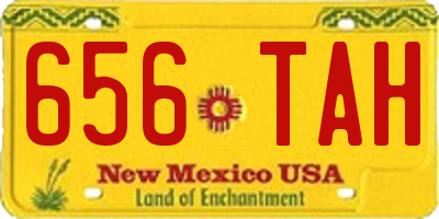 NM license plate 656TAH