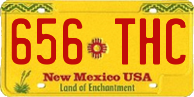 NM license plate 656THC