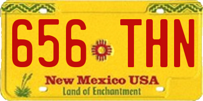 NM license plate 656THN