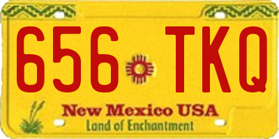 NM license plate 656TKQ