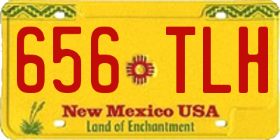 NM license plate 656TLH