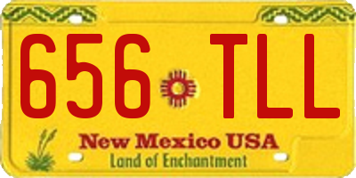 NM license plate 656TLL