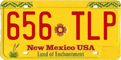 NM license plate 656TLP