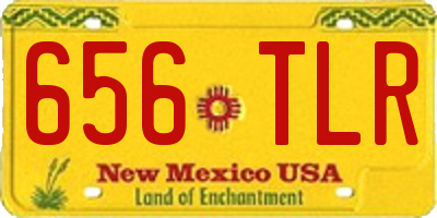 NM license plate 656TLR