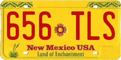 NM license plate 656TLS