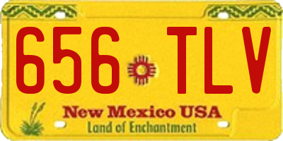 NM license plate 656TLV