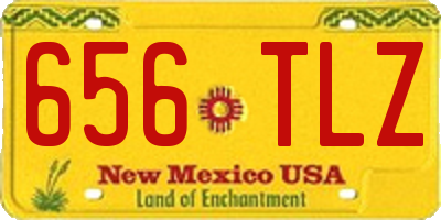 NM license plate 656TLZ