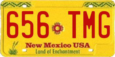 NM license plate 656TMG
