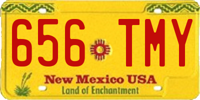 NM license plate 656TMY