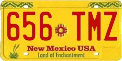 NM license plate 656TMZ