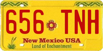 NM license plate 656TNH