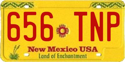 NM license plate 656TNP
